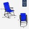 Best Choice Products Folding Outdoor Zero Gravity Rocking Lounge Chair w/ Headrest Pillow